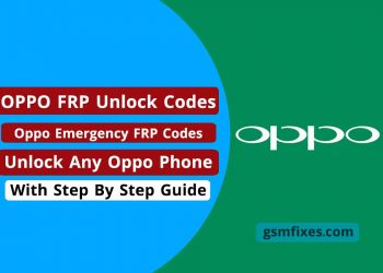 Oppo Emergency FRP Codes